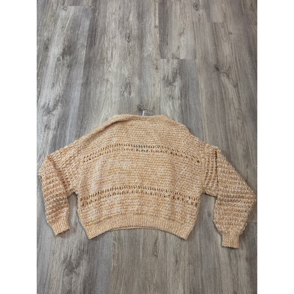 Free People Coconut V-neck sweater in Sandy Combo Size Medium - Picture 4 of 6